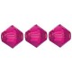 Preciosa MC Bicone 3mm beads Fuchsia 70350